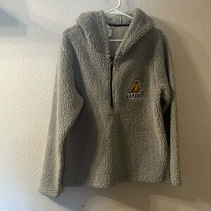NBA Lakers Sherpa hoodie size large